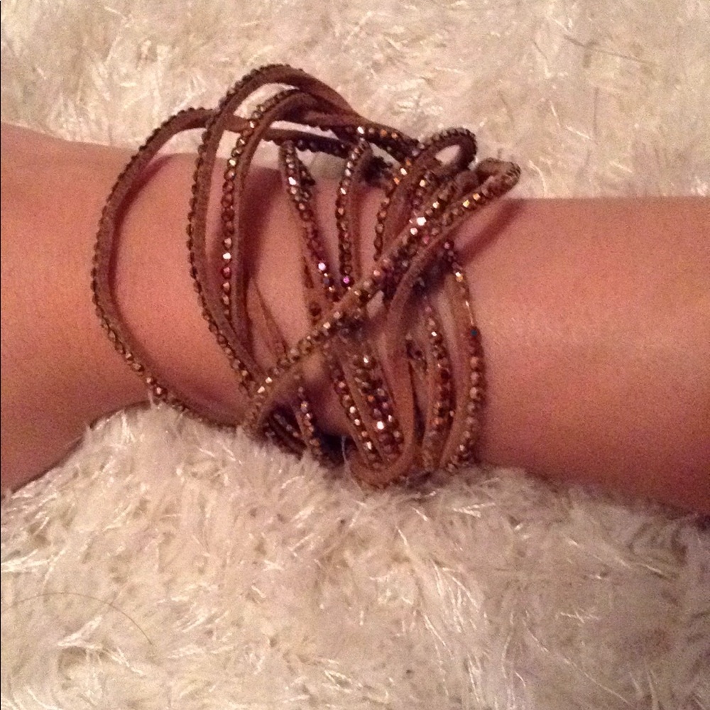 Brown wrap around bracelet